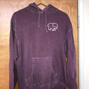 Ivory Ella hoodie - Plum